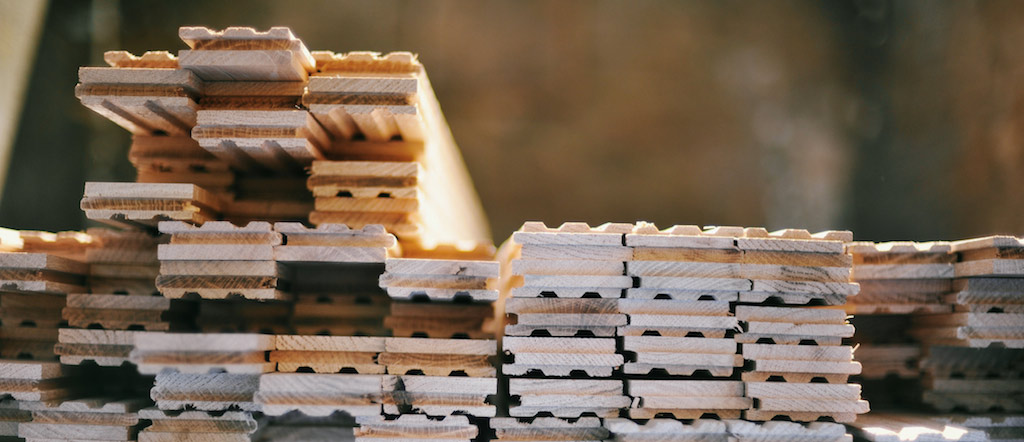 A stack of wood