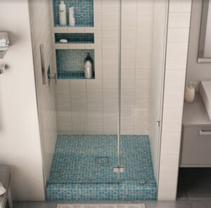 Bathroom tiled
