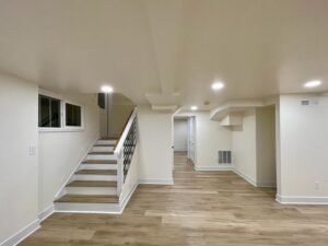 Remodeled basement
